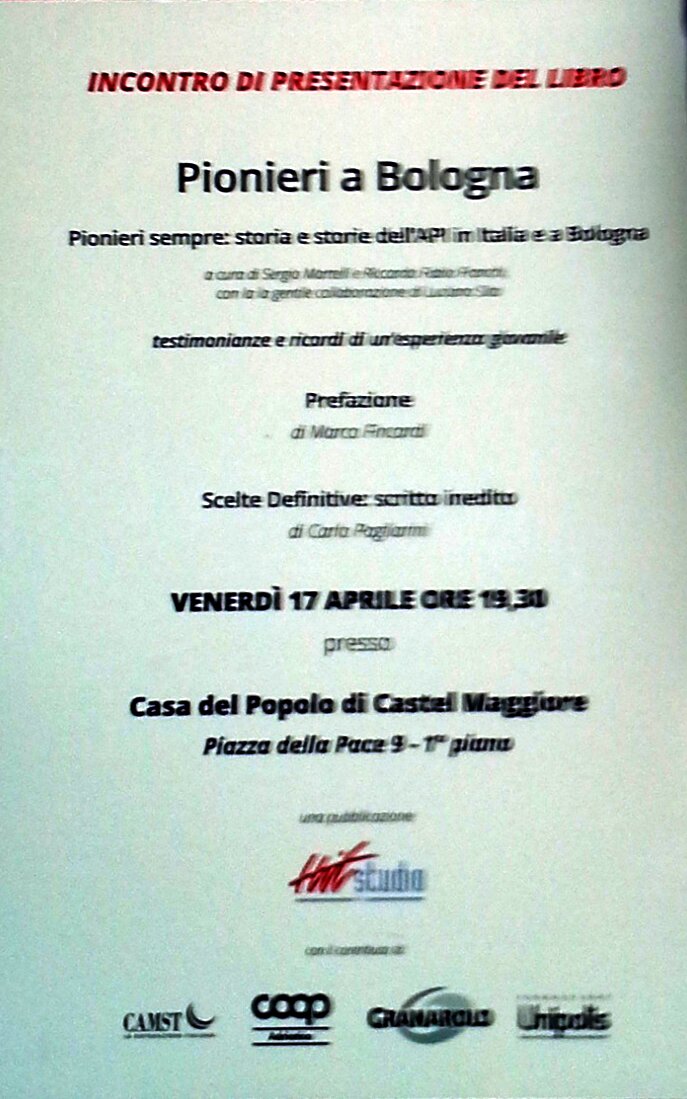 1 Poster della cena di presentazione