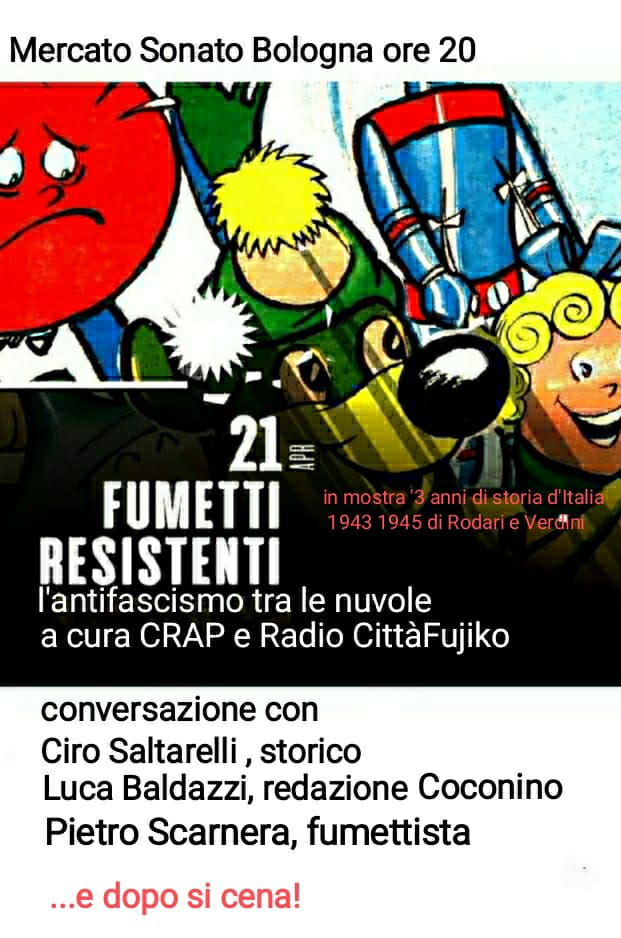 fumetti resistenti Bologna 21.4.23