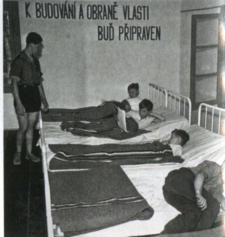 Pionieri Cecoslovacchi anni 50 dormitorio