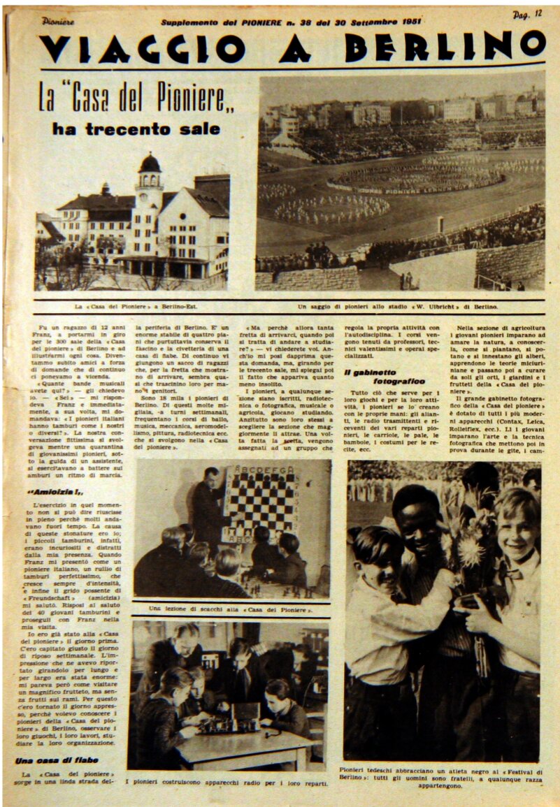 Pionieri DDR n38. 30 settembre 1951