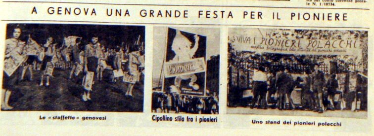 stand polacco a Genova n9. 29 ottobre 1950