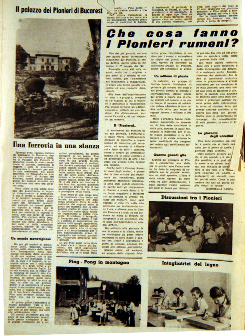 Pionieri Romeni n15. 14 aprile 1951