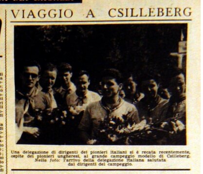 Delegazione italiana in Ungheria n38. 28 settembre 1952