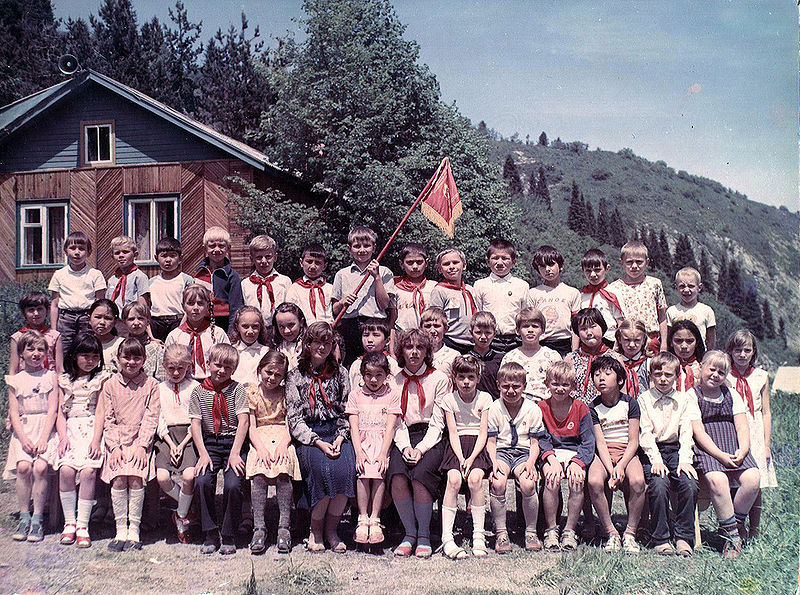 Pionieri in Kazakistan
