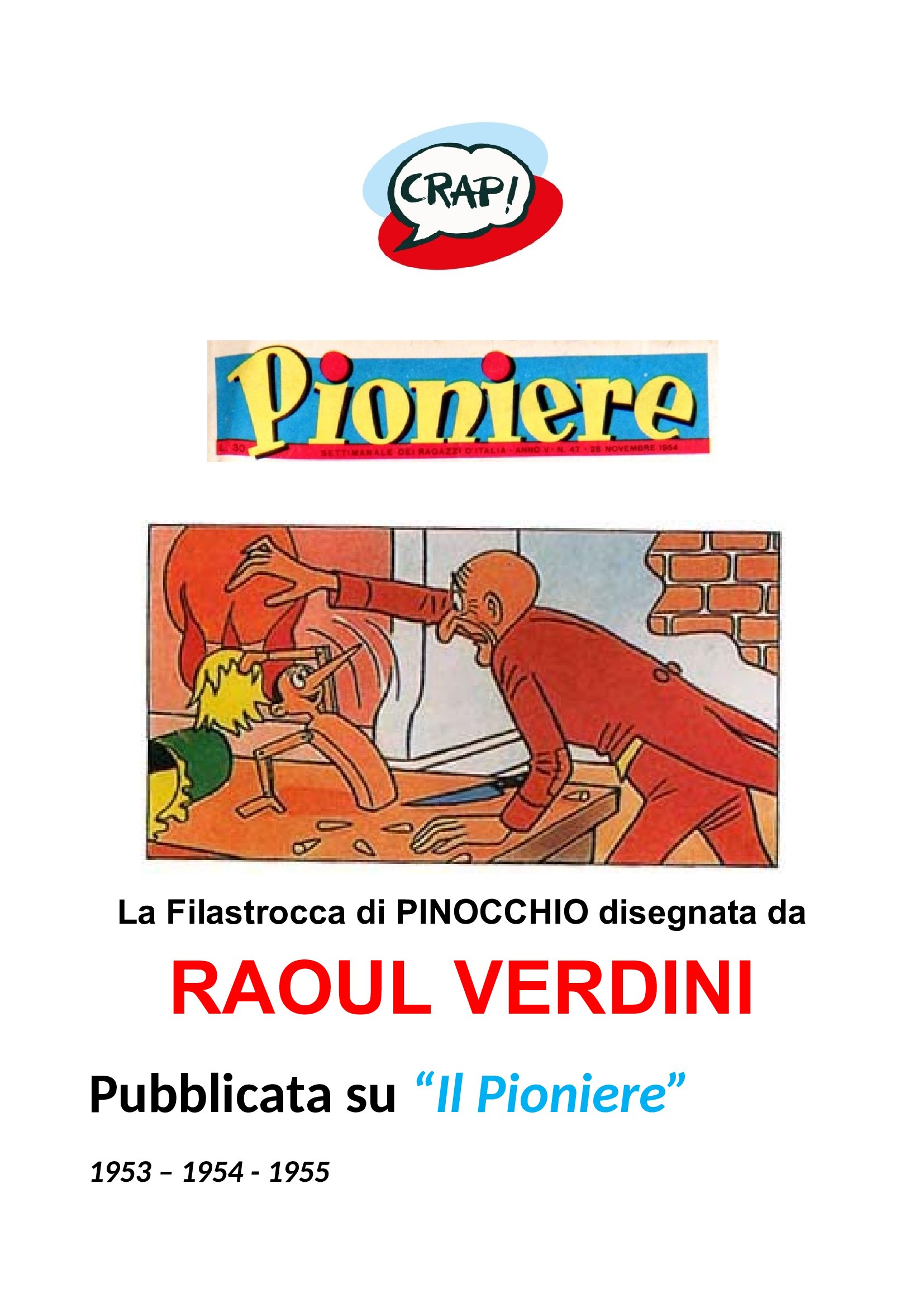 Pinocchio di Raul Verdini
