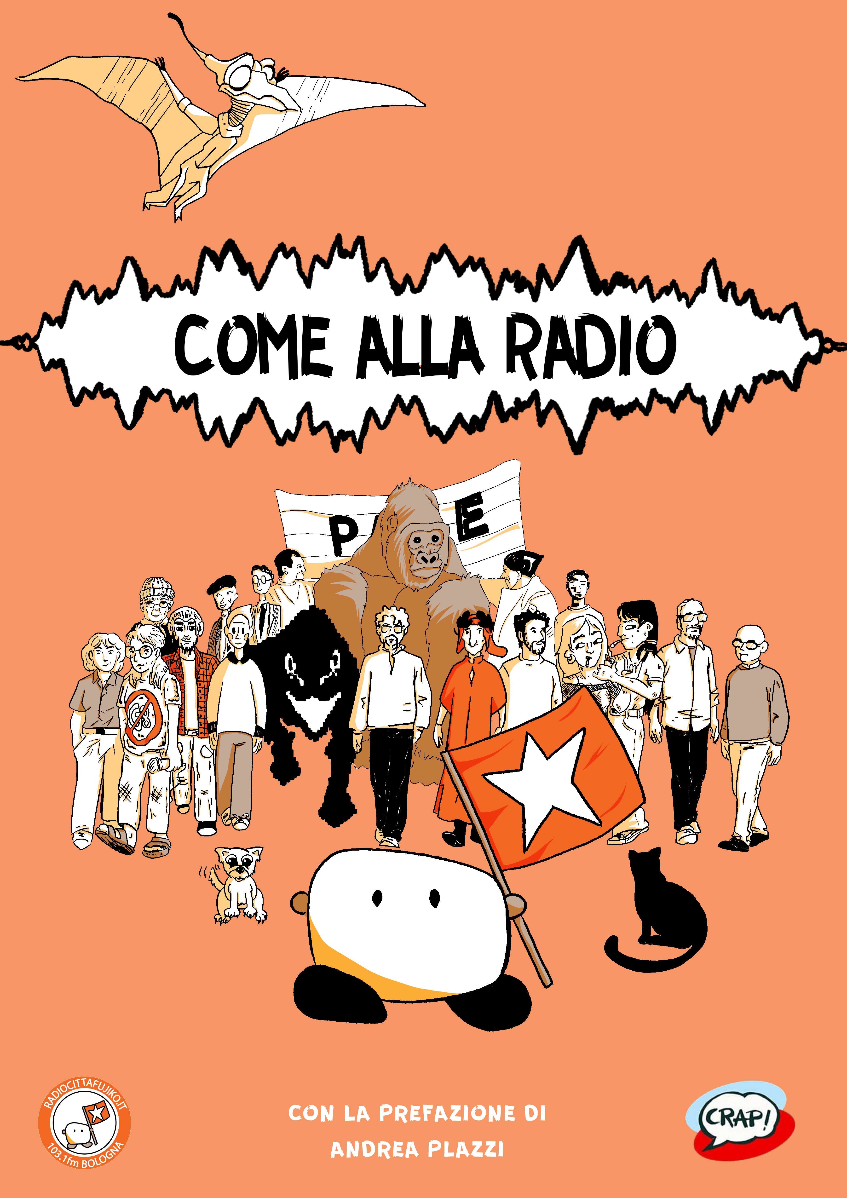 Graphic novel per i 50 anni di Radiocittafujiko realizzato con un workshop del CRAP curato dal CRAP compressed